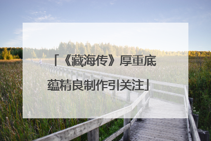 《藏海传》厚重底蕴精良制作引关注