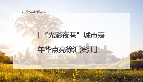 “光影夜巷”城市嘉年华点亮徐汇滨江