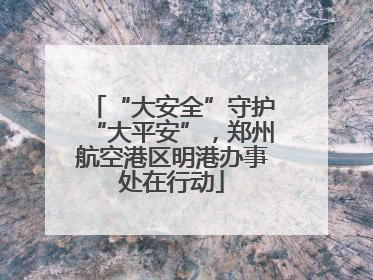 “大安全”守护“大平安”，郑州航空港区明港办事处在行动