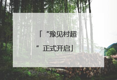“豫见村超”正式开启