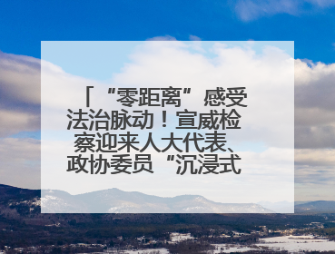 “零距离”感受法治脉动！宣威检察迎来人大代表、政协委员“沉浸式”体验