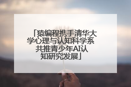 猿编程携手清华大学心理与认知科学系 共推青少年AI认知研究发展