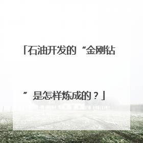 石油开发的“金刚钻”是怎样炼成的？