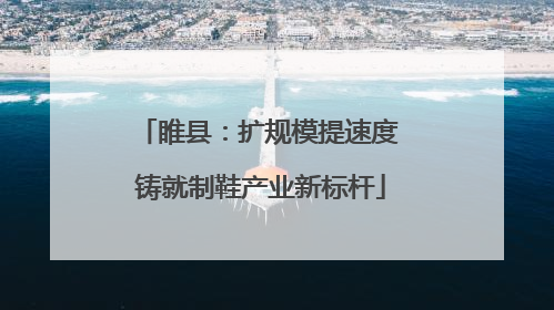 睢县：扩规模提速度 铸就制鞋产业新标杆