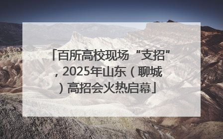百所高校现场“支招”，2025年山东（聊城）高招会火热启幕
