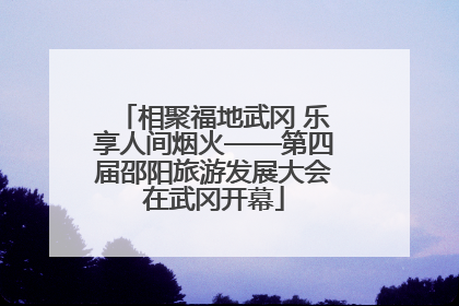 相聚福地武冈 乐享人间烟火——第四届邵阳旅游发展大会在武冈开幕