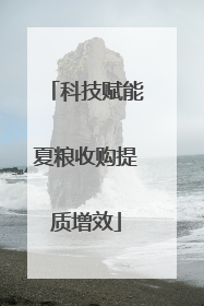 科技赋能夏粮收购提质增效
