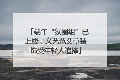 端午“氛围组”已上线，文艺范艾草装饰受年轻人追捧