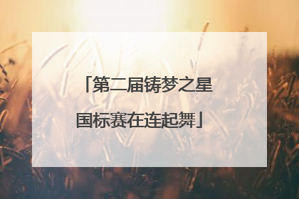 第二届铸梦之星国标赛在连起舞