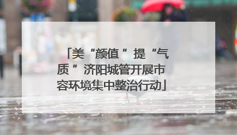 美“颜值 ”提“气质 ”济阳城管开展市容环境集中整治行动