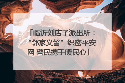 临沂刘店子派出所：“邻家义警”织密平安网 警民携手暖民心