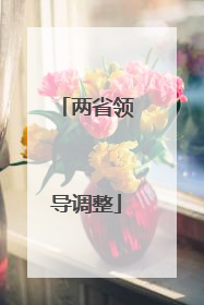 两省领导调整