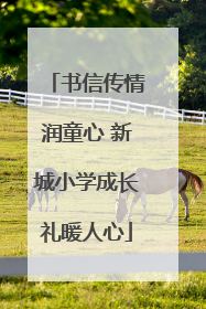 书信传情润童心 新城小学成长礼暖人心