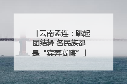 云南孟连：跳起团结舞 各民族都是“宾弄赛嗨”