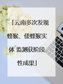 云南多次发现蜂猴、倭蜂猴实体 监测获阶段性成果