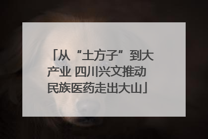 从“土方子”到大产业 四川兴文推动民族医药走出大山