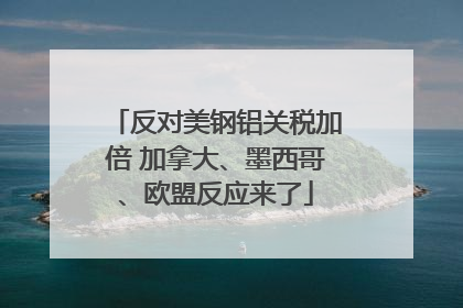 反对美钢铝关税加倍 加拿大、墨西哥、欧盟反应来了