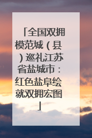 全国双拥模范城（县）巡礼江苏省盐城市：红色盐阜绘就双拥宏图