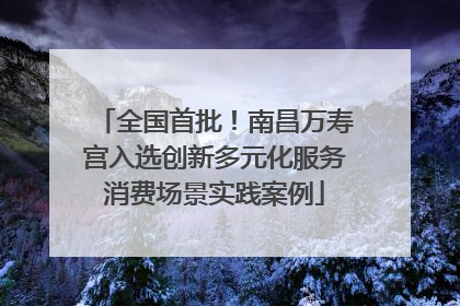全国首批！南昌万寿宫入选创新多元化服务消费场景实践案例