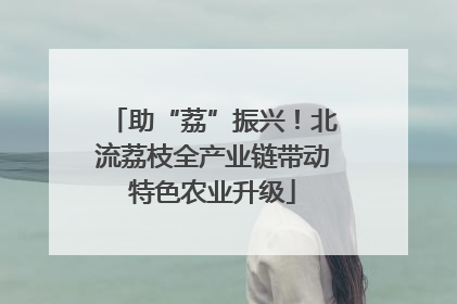 助“荔”振兴！北流荔枝全产业链带动特色农业升级
