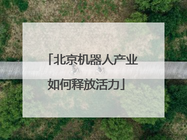 北京机器人产业如何释放活力