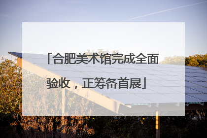 合肥美术馆完成全面验收,正筹备首展