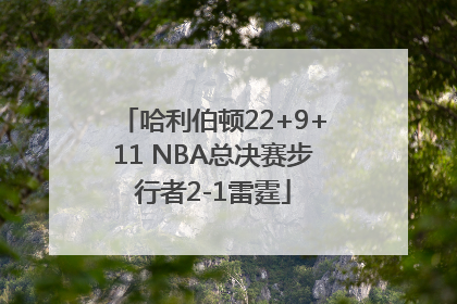 哈利伯顿22+9+11 NBA总决赛步行者2-1雷霆