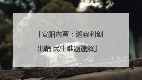 安阳内黄：巡察利剑出鞘 民生难题速解