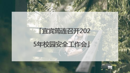 宜宾筠连召开2025年校园安全工作会