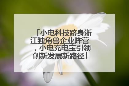 小电科技跻身浙江独角兽企业阵营，小电充电宝引领创新发展新路径