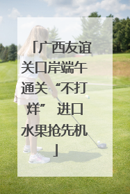 广西友谊关口岸端午通关“不打烊” 进口水果抢先机
