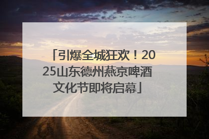 引爆全城狂欢！2025山东德州燕京啤酒文化节即将启幕