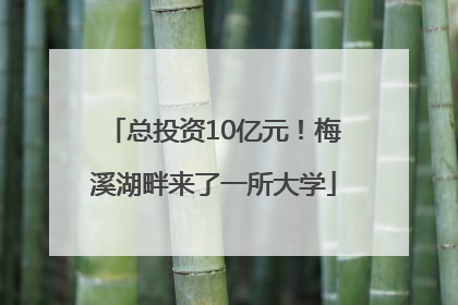 总投资10亿元！梅溪湖畔来了一所大学