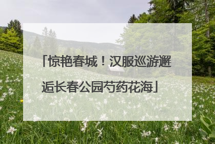 惊艳春城！汉服巡游邂逅长春公园芍药花海