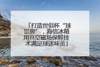 打造世俱杯“球景房”，海信冰箱用真空磁场保鲜技术满足球迷味蕾
