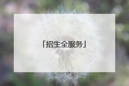 招生全服务