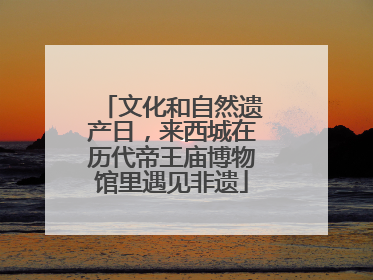 文化和自然遗产日，来西城在历代帝王庙博物馆里遇见非遗