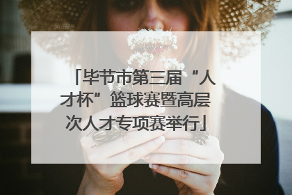 毕节市第三届“人才杯”篮球赛暨高层次人才专项赛举行