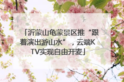 沂蒙山龟蒙景区推“跟着演出游山水”，云端KTV实现自由开麦