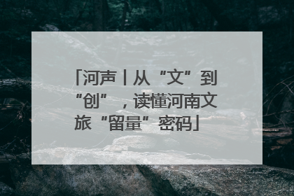 河声丨从“文”到“创”，读懂河南文旅“留量”密码