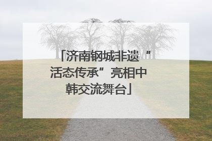 济南钢城非遗“活态传承”亮相中韩交流舞台