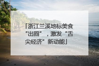 浙江兰溪地标美食“出圈”，激发“舌尖经济”新动能