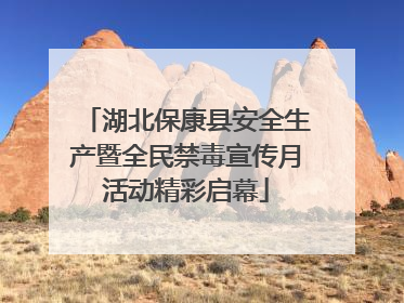 湖北保康县安全生产暨全民禁毒宣传月活动精彩启幕