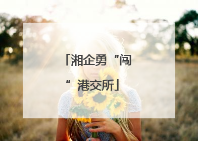 湘企勇“闯”港交所