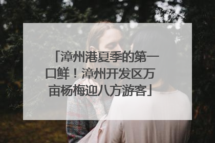漳州港夏季的第一口鲜！漳州开发区万亩杨梅迎八方游客