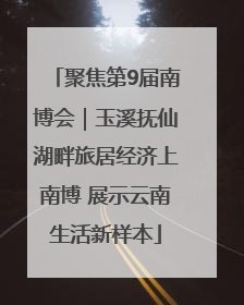 聚焦第9届南博会｜玉溪抚仙湖畔旅居经济上南博 展示云南生活新样本