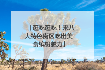 逛吃逛吃！来八大特色街区吃出美食缤纷魅力