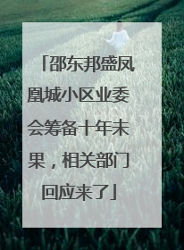 邵东邦盛凤凰城小区业委会筹备十年未果，相关部门回应来了
