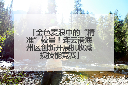 金色麦浪中的“精准”较量！连云港海州区创新开展机收减损技能竞赛