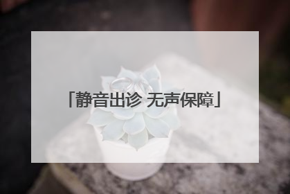 静音出诊 无声保障
